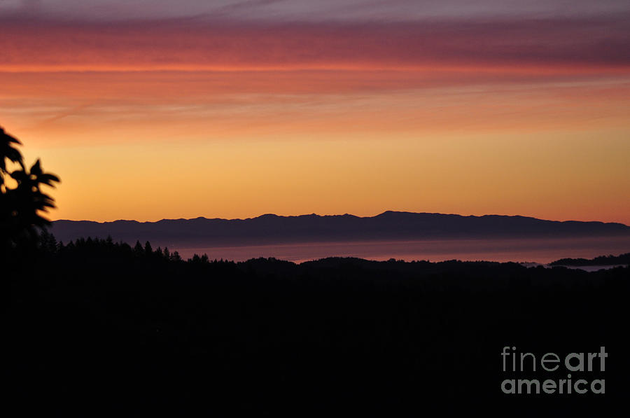 Mountain Photograph - Sunset in Las Cumbres by Kim Frank