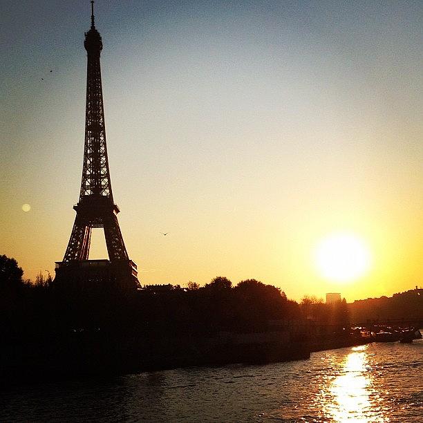 Paris Photograph - Sunset in Paris by Julie M