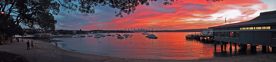 Sunset Photograph - Sunset in Sydney by Jeremy Holton