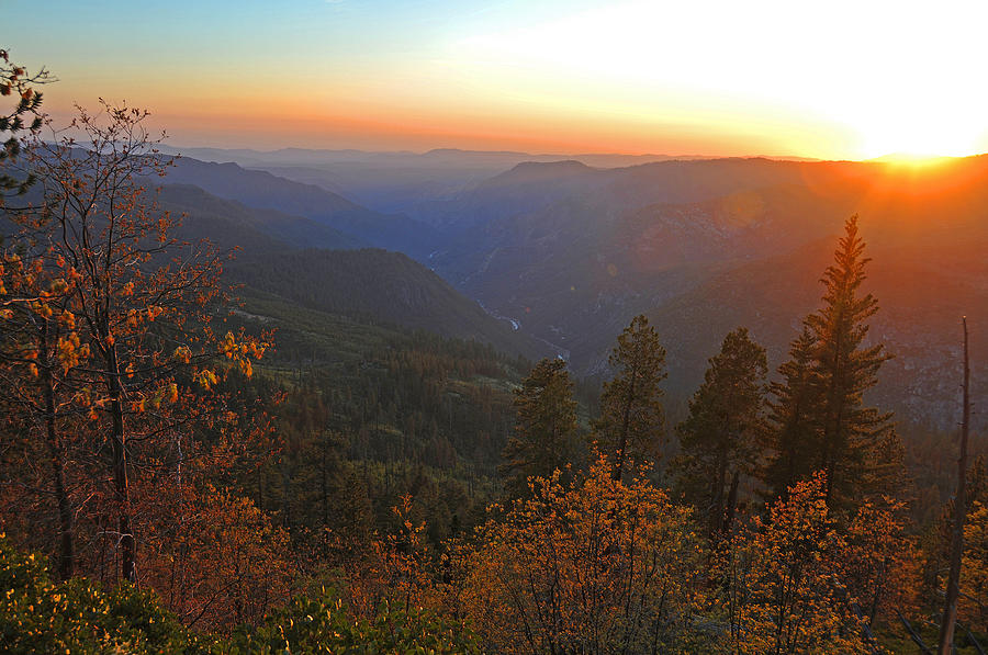Sunset in Yosemite Photograph by Lynn Bauer