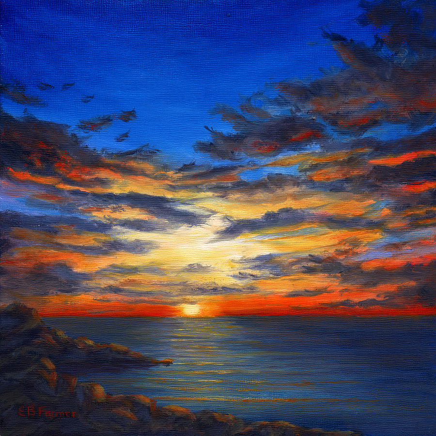 Sunset Iv by Elaine Farmer