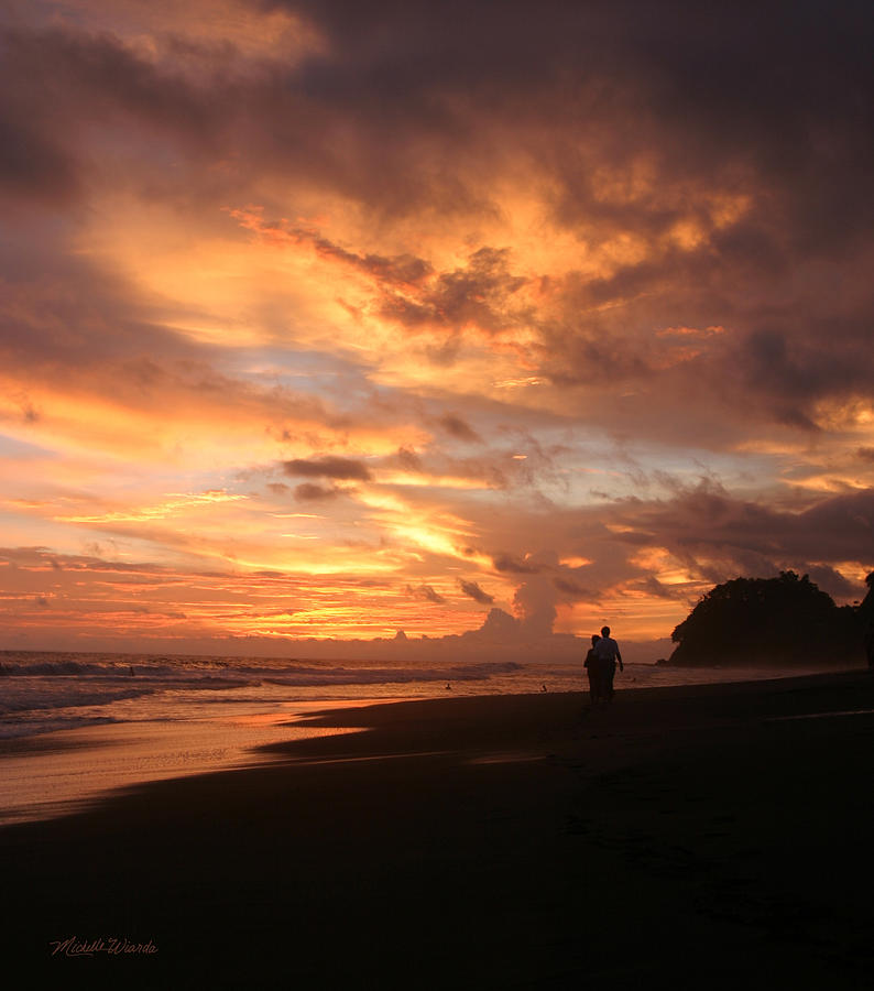 Sunset Photograph - Sunset Lovers Costa Rica by Michelle Constantine