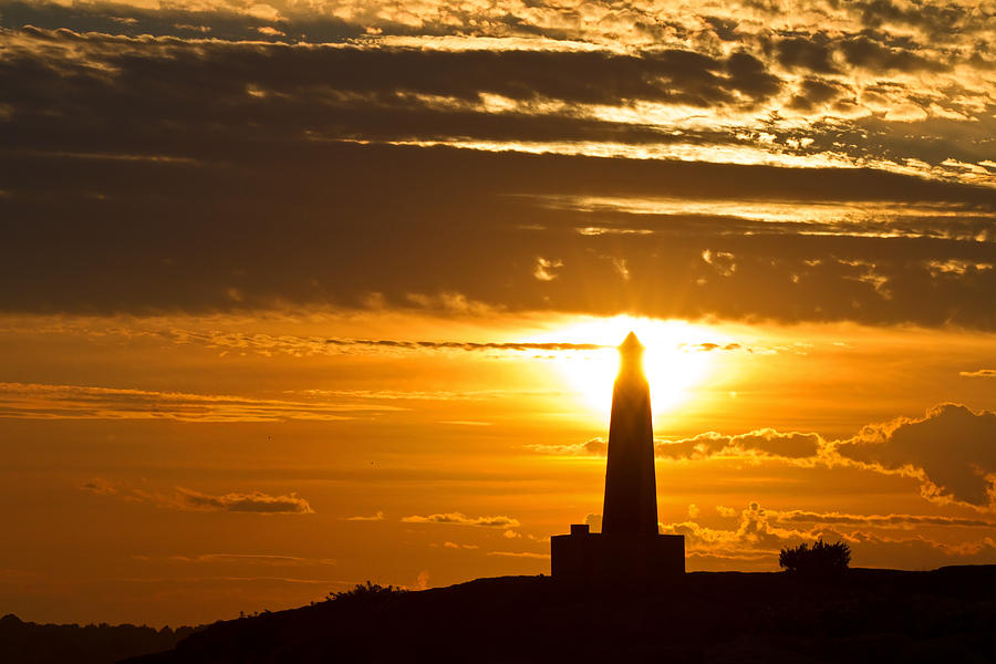 Sunset Obelisk Photograph by David Freuthal