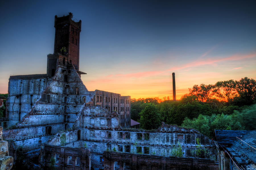 Sunset on Hotel Urbex Photograph by Nathan Wright