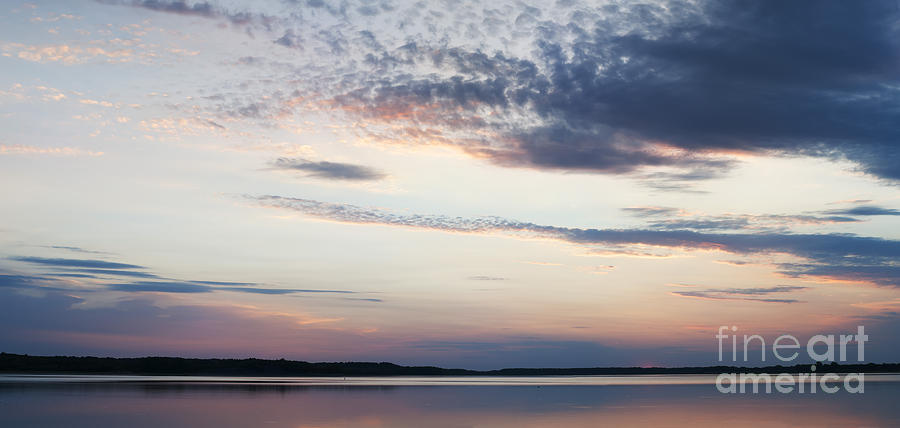 Sunset on Lovewell Photograph by Art Whitton