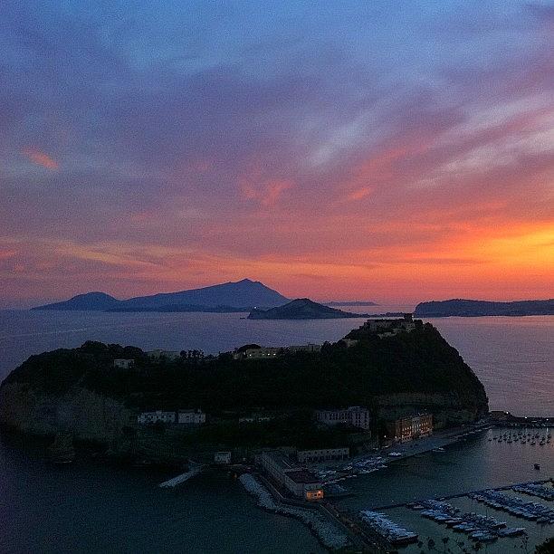 Cool Photograph - Sunset On Nisida Miseno And Ischia by Gianluca Sommella