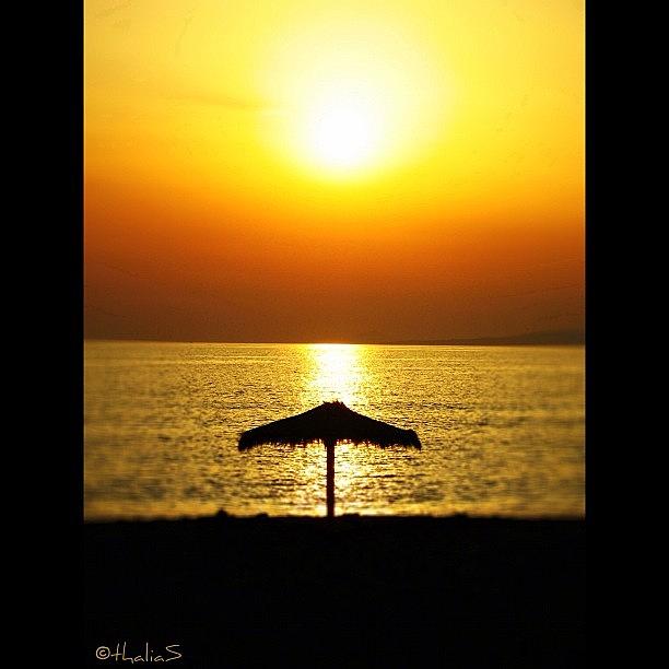 Sunset Photograph - Sunset On The Beach by Thalia Stachtea