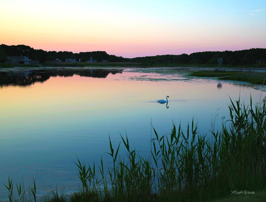 Sunset Over Crowell Pond Photograph by Michelle Constantine