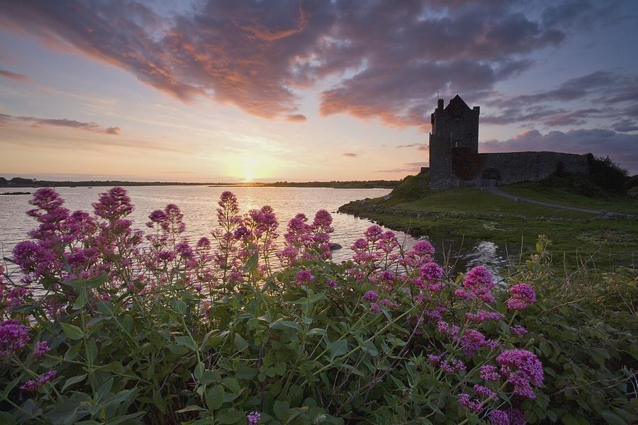 Sunset Over Dunguaire Castle, Kinvara Photograph by Gareth McCormack