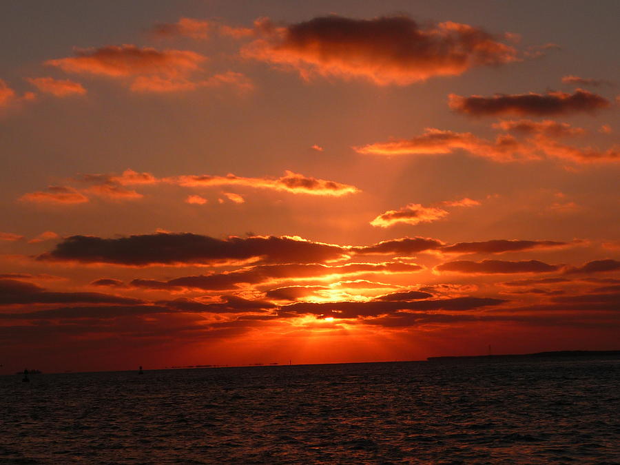 Sunset Over Key West Photograph by Jo Sheehan