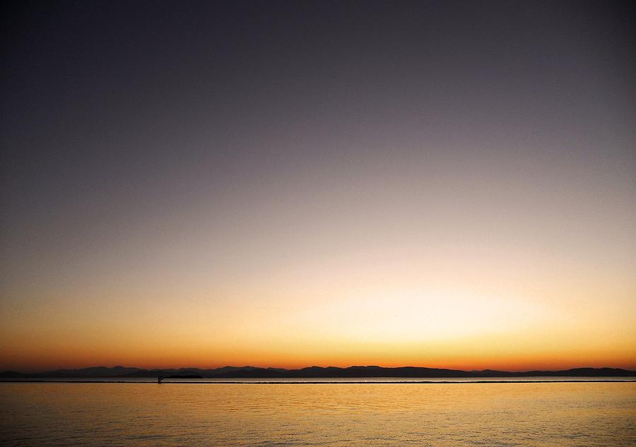 Sunset over Lake Champlain - Vermont  Photograph by Juergen Weiss