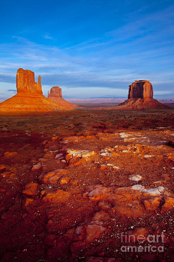 Sunset over Monument Valley Photograph by Brian Jannsen