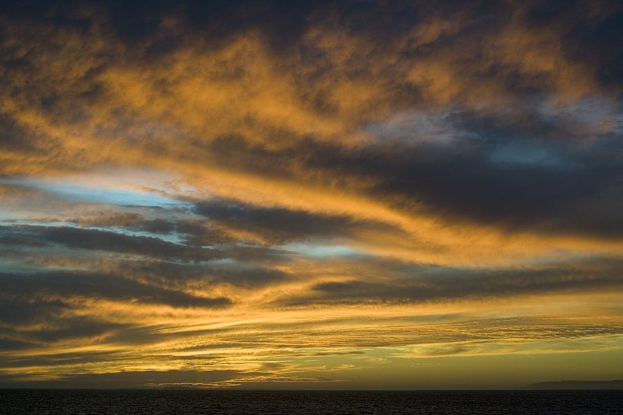 Sunset Photograph - Sunset Over San Ignacio Lagoon, Mexico by Bob Gibbons