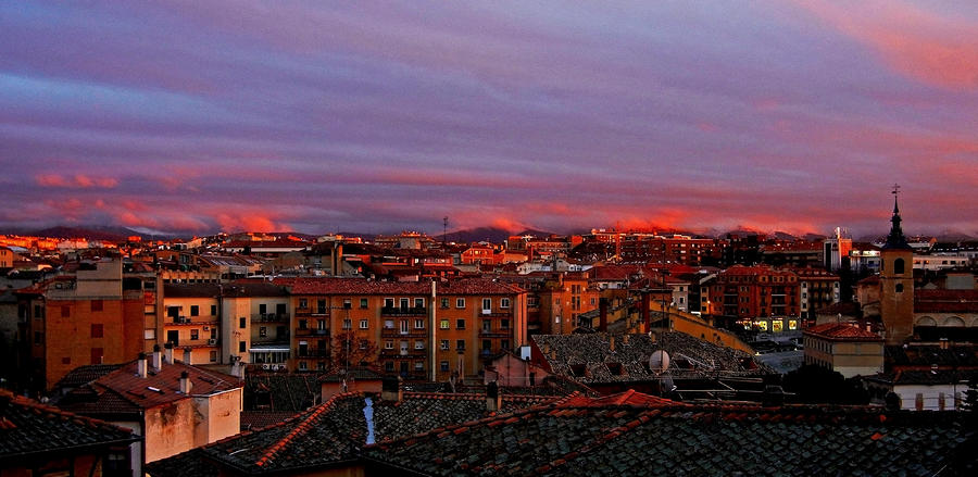 Sunset over Segovia ... Photograph by Juergen Weiss
