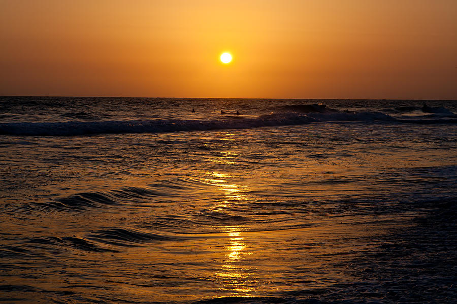 Sunset Over The Gulf Photograph by Darlene Chissom - Fine Art America