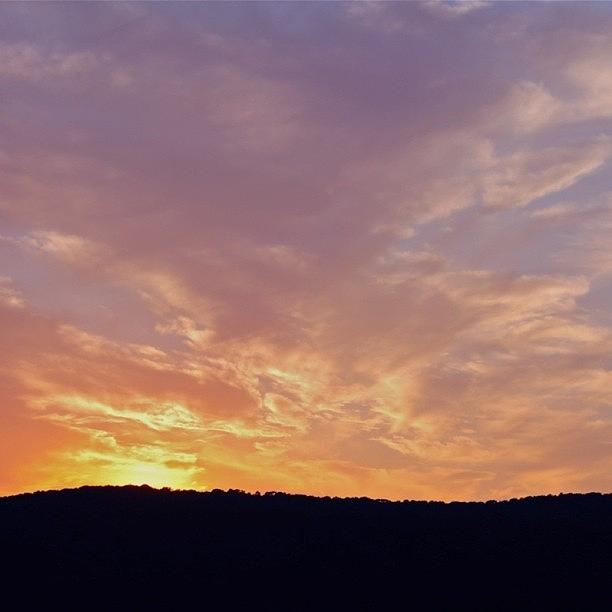 Sunset Photograph - Sunset Over The Hills  by Justin Connor