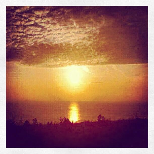 Sunset Photograph - #sunset Over The #sea ... #latergram by Linandara Linandara