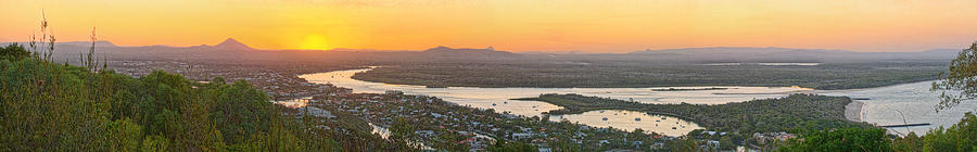 Sunset Panorama Photograph by Frank Lee
