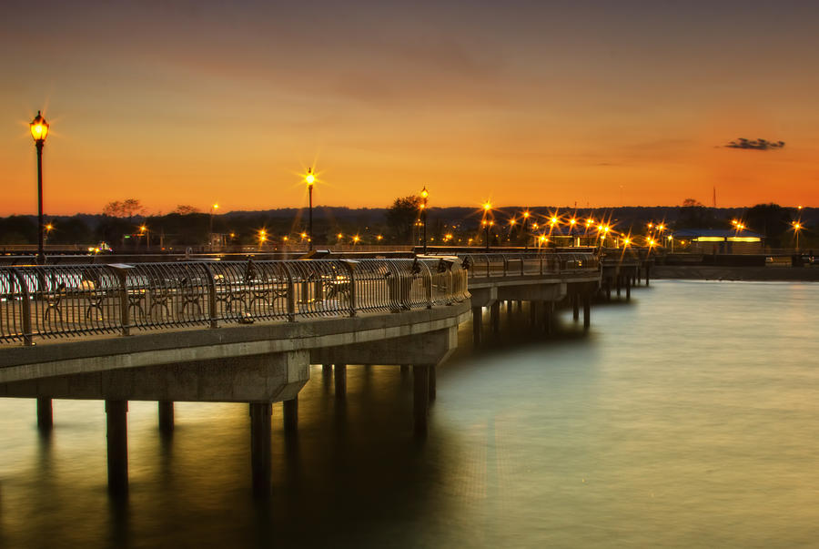 Sunset Pier Photograph by Yelena Rozov