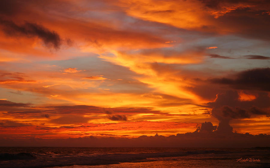 Sunset Playa Hermosa Costa Rica Photograph by Michelle Constantine