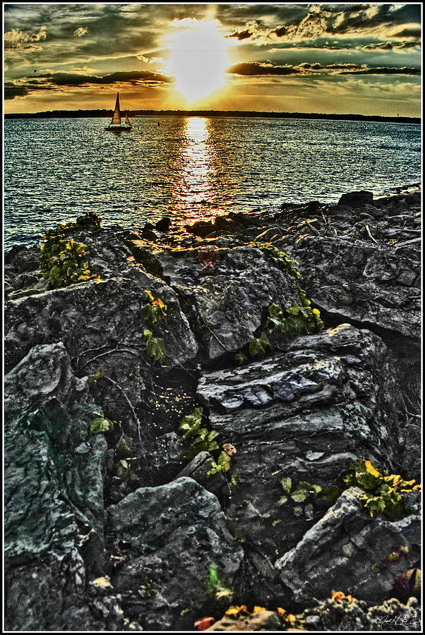 Sunset Please On The Rocks Photograph