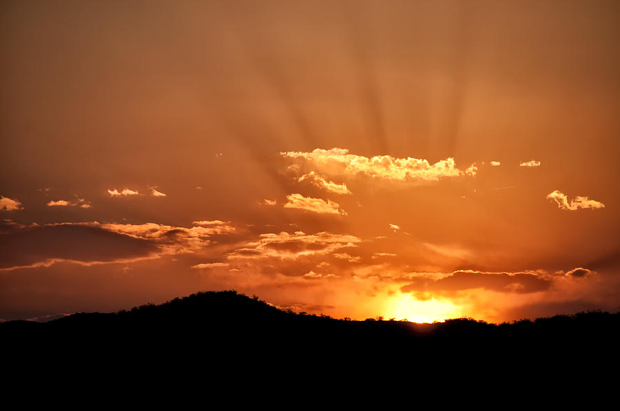 Sunset Rays Photograph by Inlightful Images