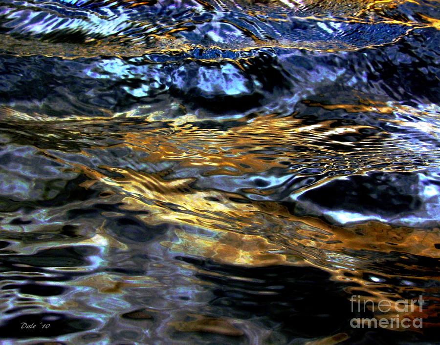 Sunset Reflected on Wave Digital Art by Dale   Ford
