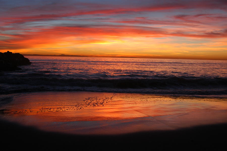 Sunset Reflected Photograph by Wanda Jesfield