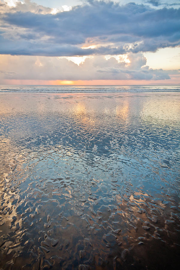 Sunset Reflection - Small Ripples Photograph by Anthony Doudt