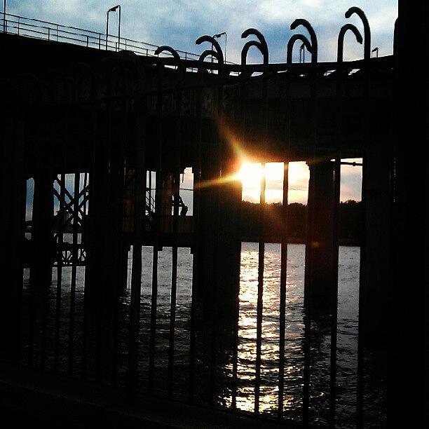Sunset Photograph - #sunset #river #thames #greenwich by X Thompson