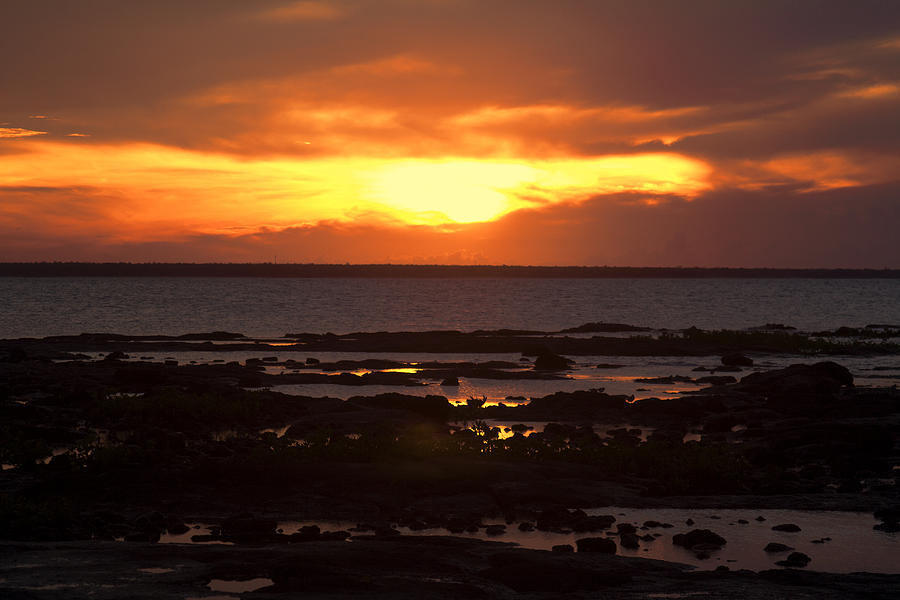 Sunset Rockpool Photograph by Douglas Barnard