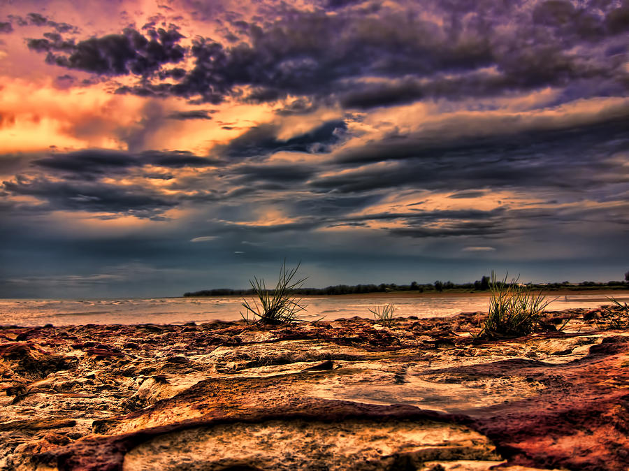 Sunset Rocks Photograph by Douglas Barnard