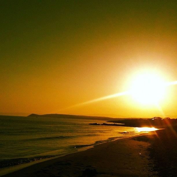 Sunset Photograph - #sunset #sand #iphoneonly by Deniz Ipek