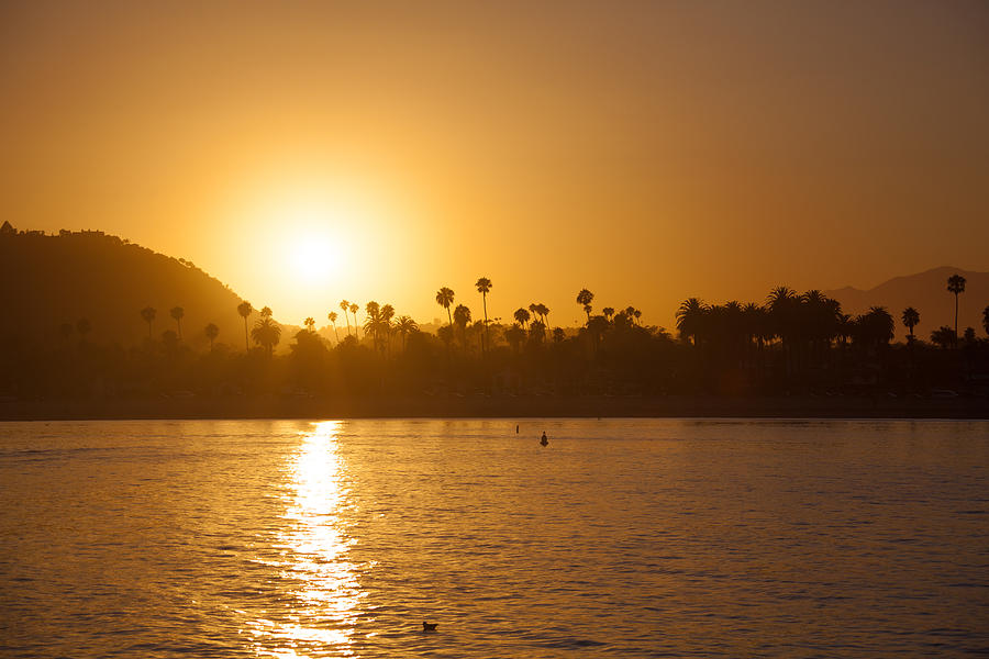 sunset Santa Barbara Photograph by Ralf Kaiser