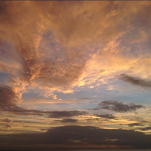 Summer Photograph - #sunset #sky #ocean #florida by Irina Moskalev