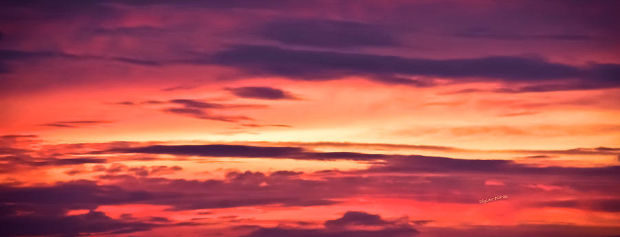 Sunset Skyscape Photograph by DigiArt Diaries by Vicky B Fuller