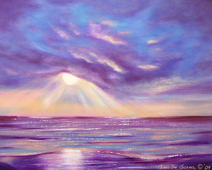 Sunset Spectacular Painting by Gina De Gorna