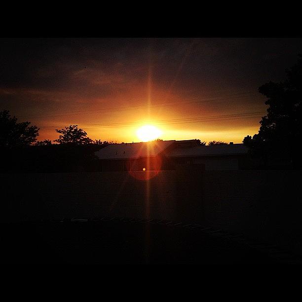 Sunset Photograph - Sunset #sun #sunset #cool #clouds by Jared Campbell