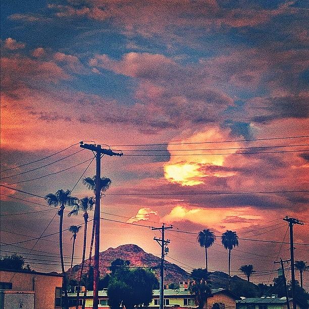 Phoenix Photograph - #sunset #sunporn #clouds #cloudporn by CactusPete AZ