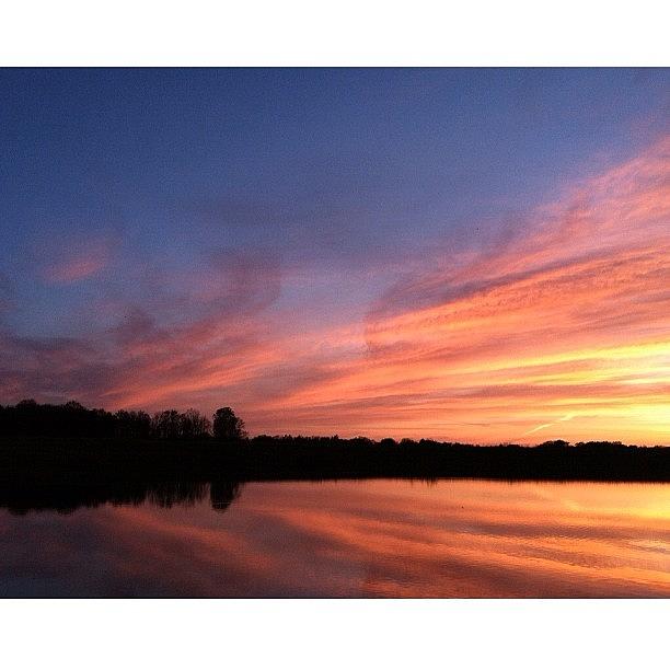 Sunset Photograph - #sunset #sunsetlovers #clouds by Lisa Worrell