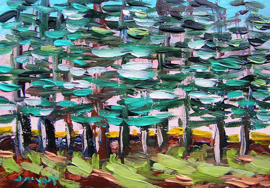 Tree Painting - Sunset Treeline by John Williams