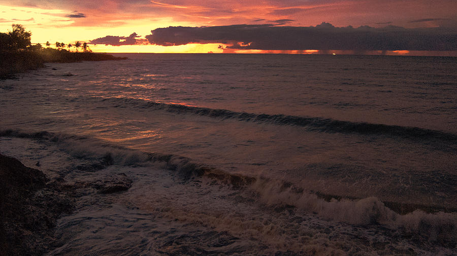 Sunset Waves Photograph by Douglas Barnard