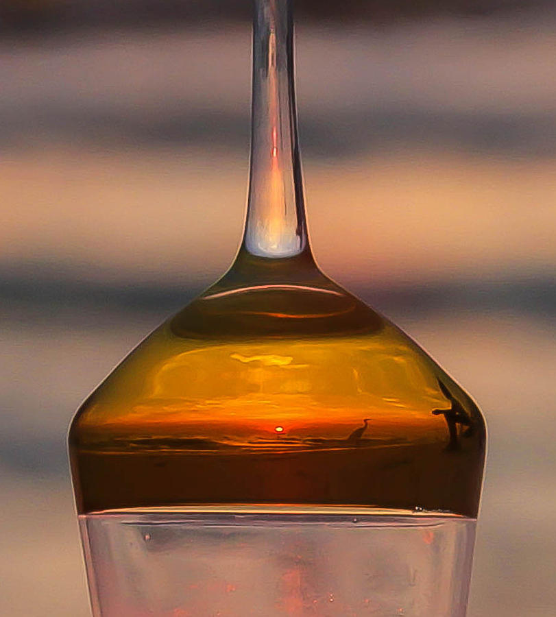 Sunset Wine Photograph by Sean Allen