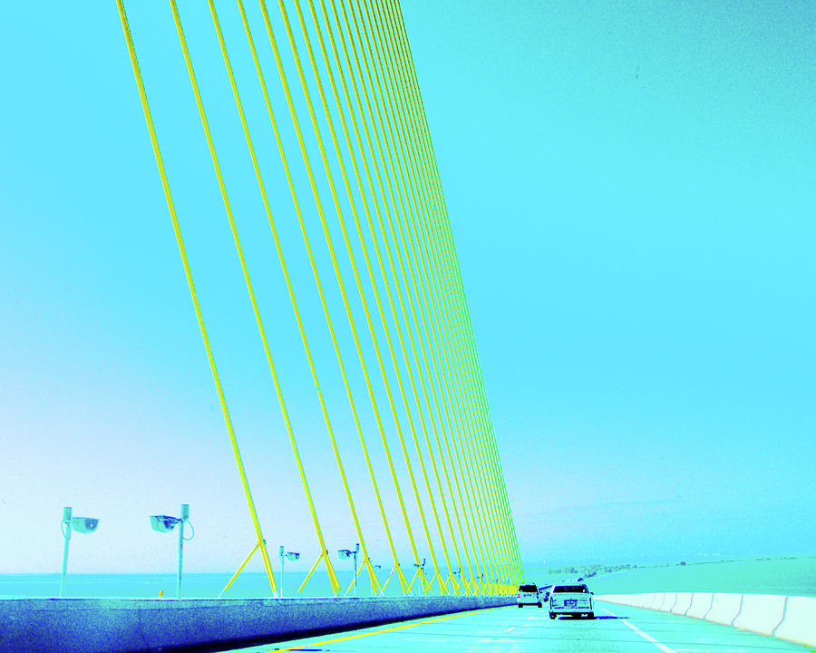 Tampa Photograph - Sunshine  Bridge by Lizi Beard-Ward