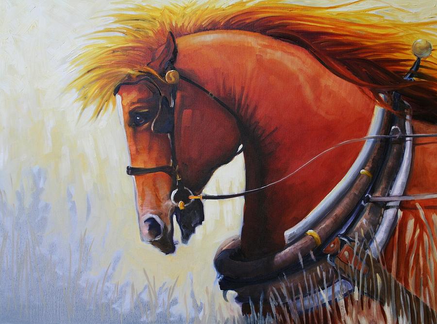 Horse Painting - Sunshine by Gregg Caudell