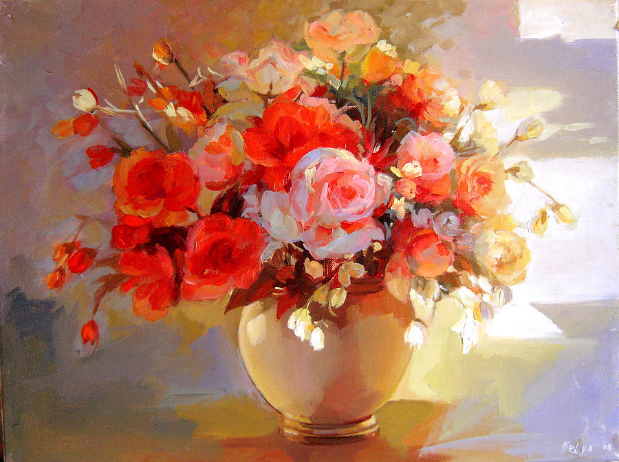 Impressionism Painting - Sunshine by Nelya Shenklyarska