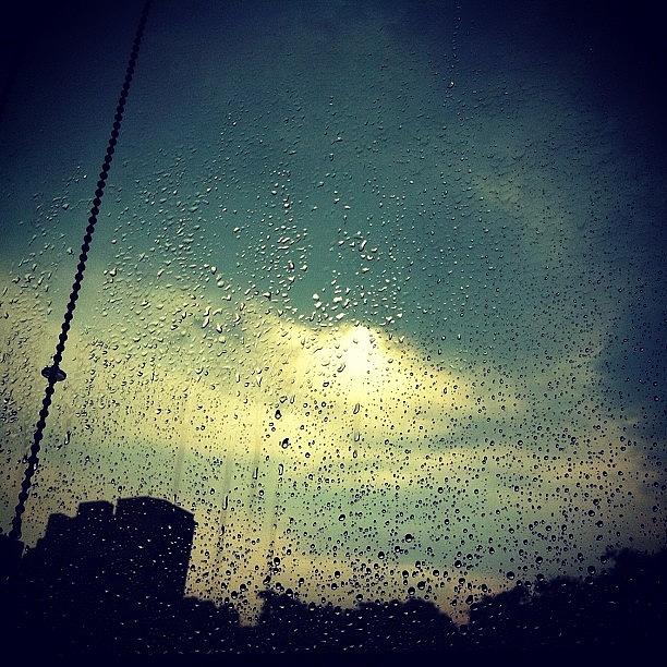 Rain Photograph - Sunshine Through The Rain by Claire Raphaela
