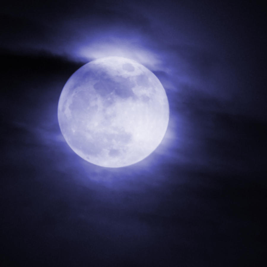 Super Moon Photograph by Ernest Echols