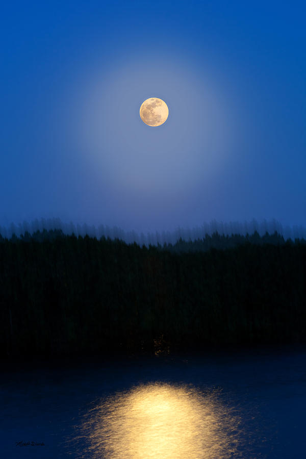 Nature Photograph - Super Moon Vibe by Michelle Constantine