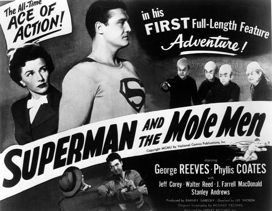 Superman Photograph - Superman And The Mole Men, Phyllis by Everett
